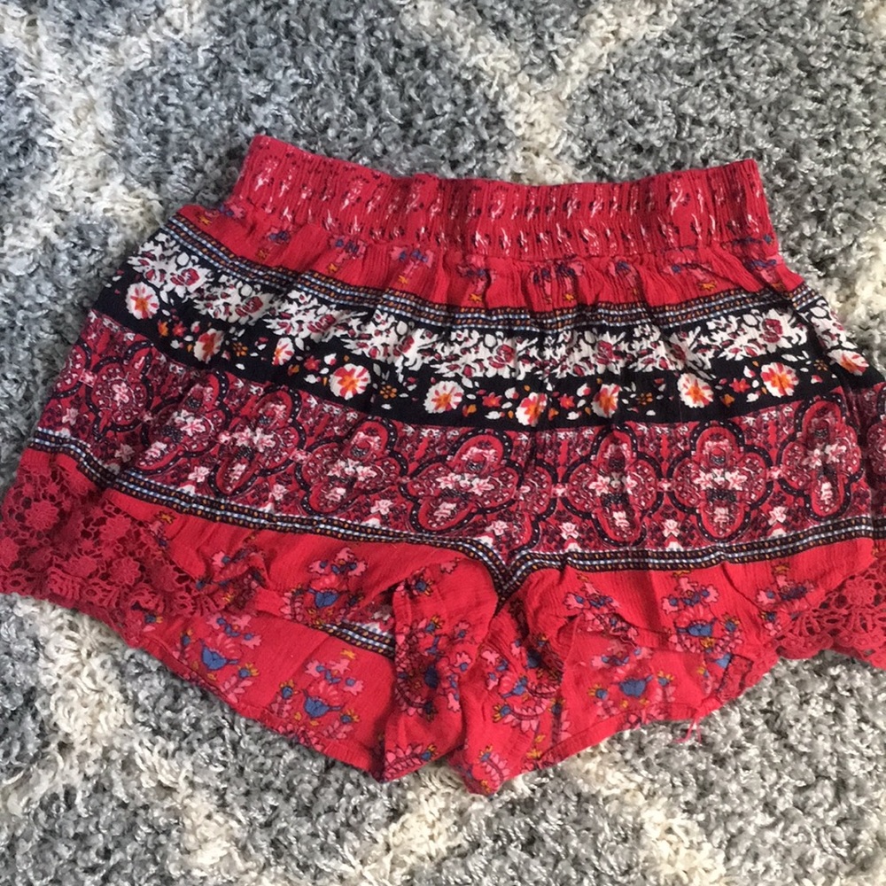 Flowy concert shorts!